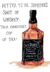 Drinks Whiskey - Jack Daniels Unframed